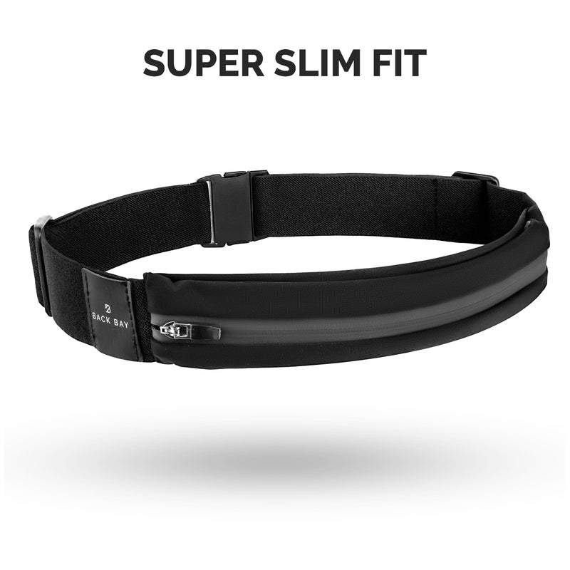 Back Bay Audio Back Bay Slim Running Belt for Women & Men [Fits ALL Phones], Runners Fanny Pack for Men, Money Belt, Running Gear Gift, Waist Bag Workout Gear, iPhone Runner's Phone Holder Waist Pack - Image 3